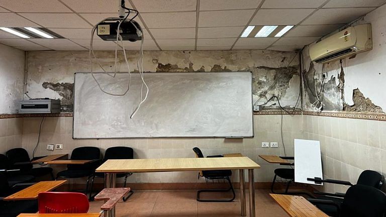 Mouldy walls, ‘delayed classes’, falling rank — crisis at Delhi govt’s Ambedkar University