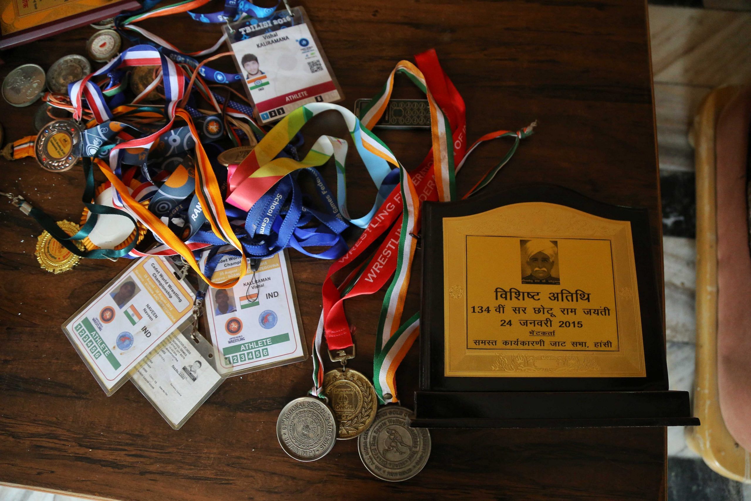 Medals and awards won by wrestler Vishal Kaliraman over the years | Suraj Singh Bisht | ThePrint 