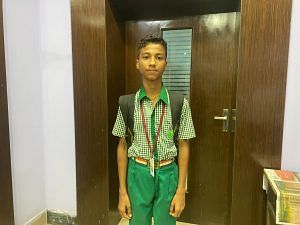 Dakua in his new green uniform | Nootan Sharma, ThePrint