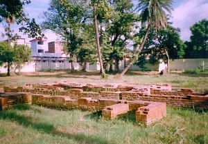Excavated remains at Kumrahar, Patna | Photo: By special arrangement | Credit: Skand Manjul