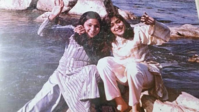 Madhumita (right) with her sister Nidhi during a trip to Jabalpur | Photo: By special arrangement