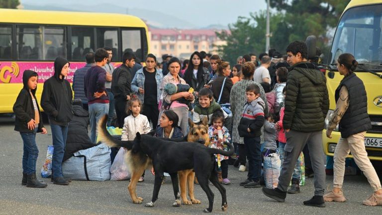 Nagorno-Karabakh ceases to exist as Azerbaijan takes over, forcing thousands of Armenians to flee