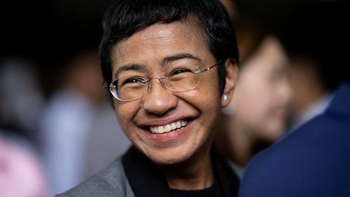 Philippines Nobel laureate Maria Ressa | Reuters file photo