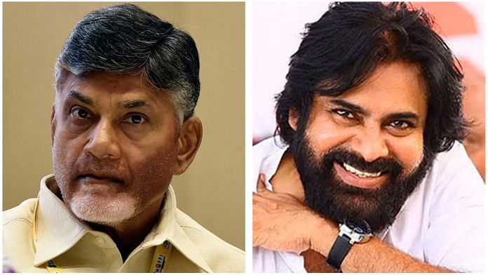 Chandrababu Naidu (left) and Pawan Kalyan | Photos: Getty/social media