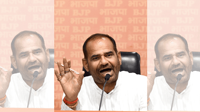 File photo of Lok Sabha MP Ramesh Bidhuri at the BJP headquarters, New Delhi | ANI