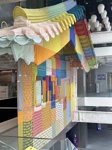 fabric installation by South Korean artist Do Ho Suh, called North Wall | Photo: Monami Gogoi | ThePrint