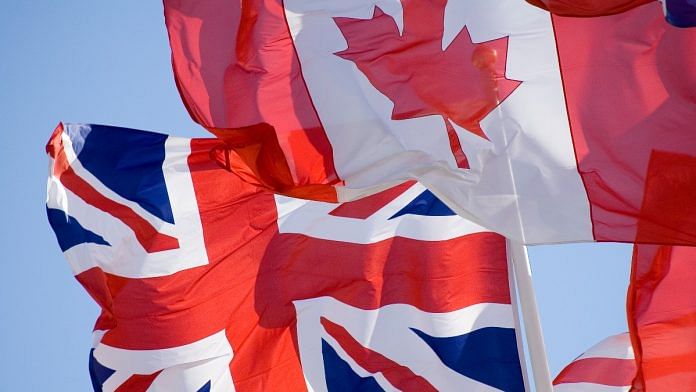 File photo of the UK and Canadian flags | Image credit: CarolineCCB via Flickr