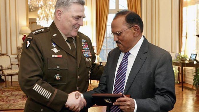 NSA Ajit Doval met General Mark Milley this year | ANI