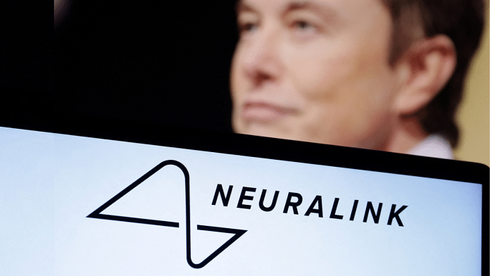 Elon Musk's photo with the Neuralink logo | Reuters/Dado Ruvic/Illustration