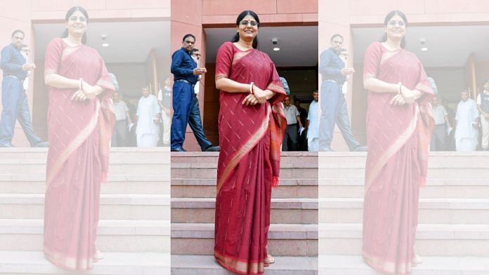 Anupriya Patel at Parliament Wednesday | ANI