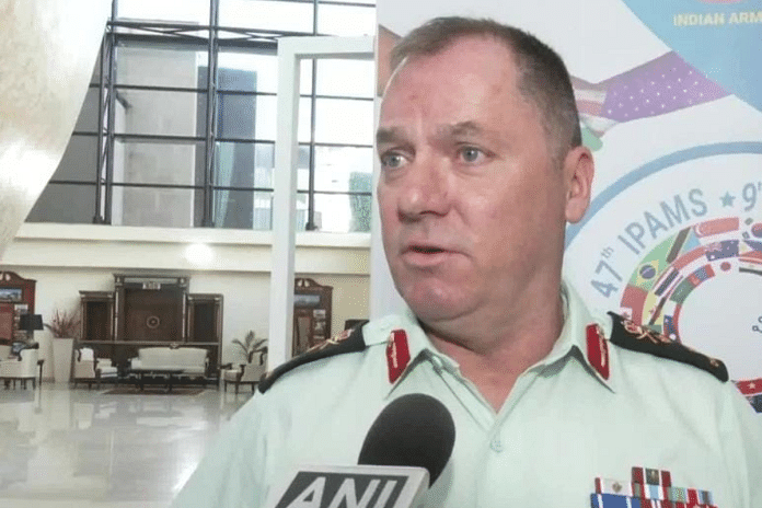 Canada’s Deputy Army Chief Major General Peter Scott at the 13th Indo-Pacific Army Chiefs’ Conference | ANI