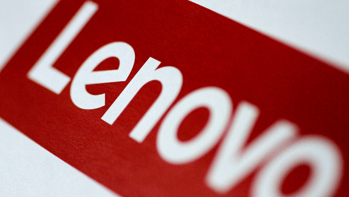 Representational photo of Lenovo logo | Reuters/Thomas White/Illustration/File Photo