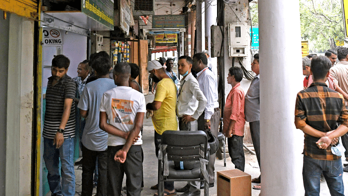 Representational photo of a liquor shop in New Delhi | ANI