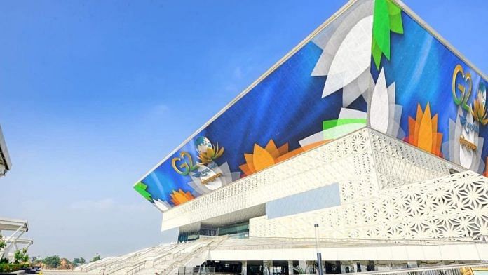 The international convention & exhibition center at Dwarka | Twitter/@PiyushGoyal