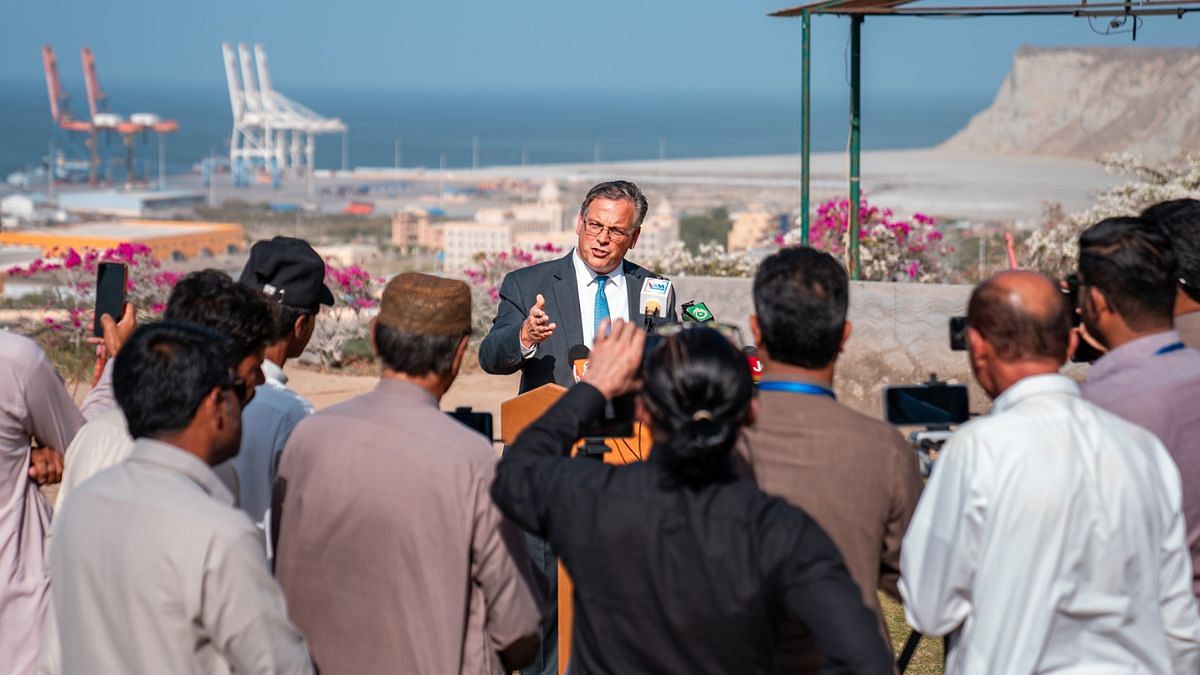 US envoy visits Pakistan's China-funded Gwadar port . At play is 'silent  diplomacy'