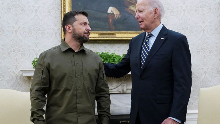 Zelenskiy in Washington to request aid from Biden, Congress