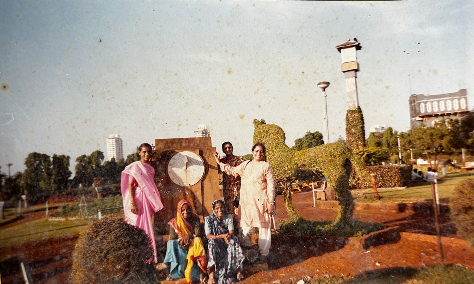 Bhanwari Devi (in yellow dupatta) and other Sathins with Dr Pritam Pal (extreme right) | By special arrangement