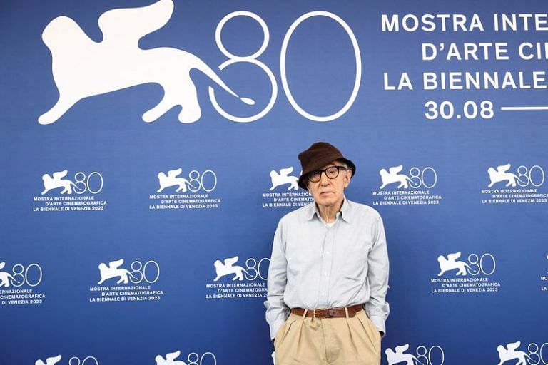 Woody Allen hails ‘very lucky life’ as he presents 50th film