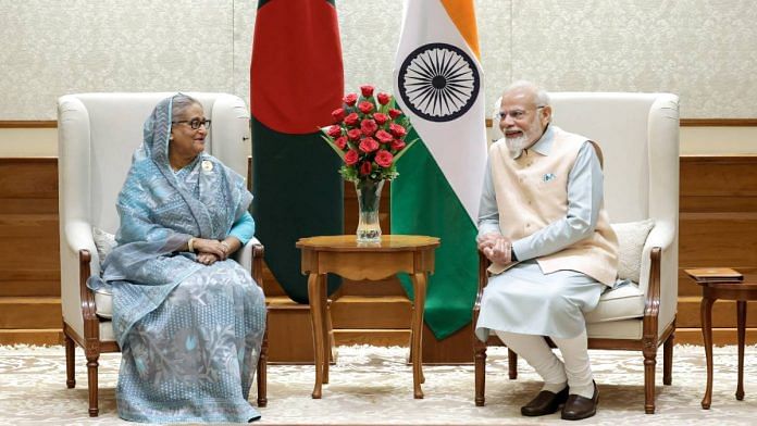 PM Modi holds bilateral talks with Bangladesh PM Sheikh Hasina Friday | ANI