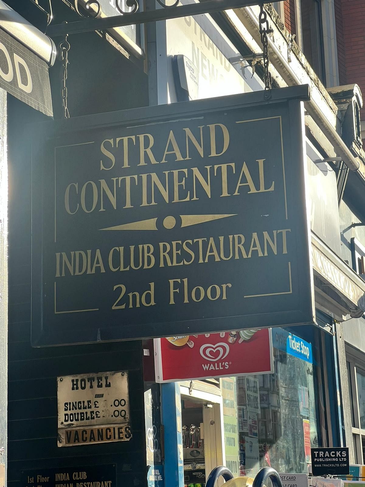 The India Club restaurant is on the second floor of the Hotel Strand Continental | Ayesha Siddiqa