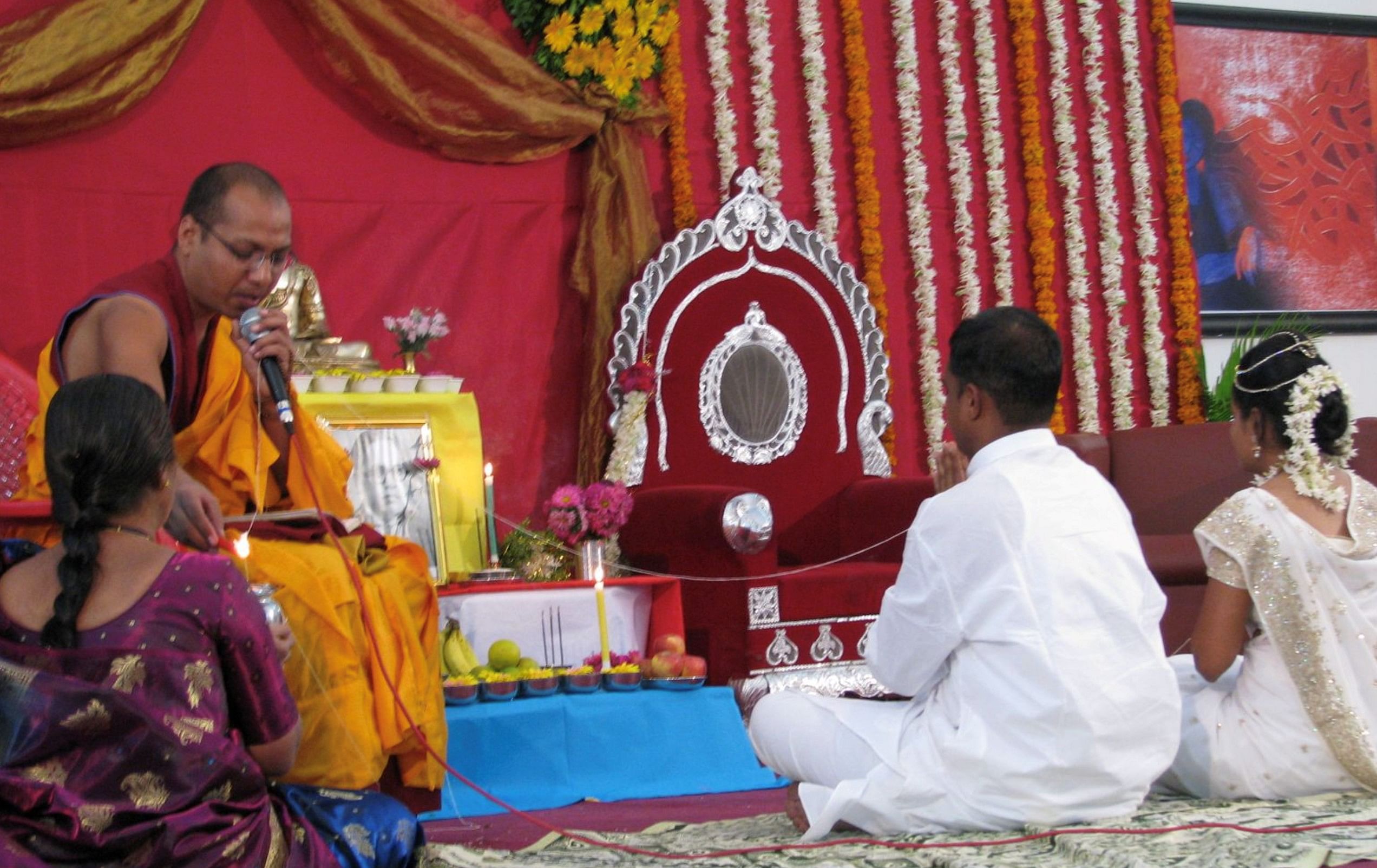 Buddhist wedding outlet attire