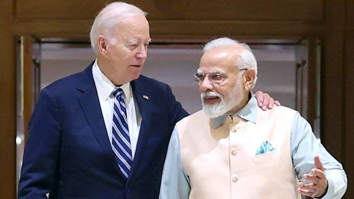 PM Modi with President Biden Friday | ANI
