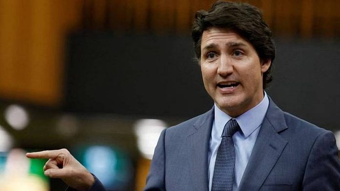 File photo of Canada's Prime Minister Justin Trudeau | Reuters