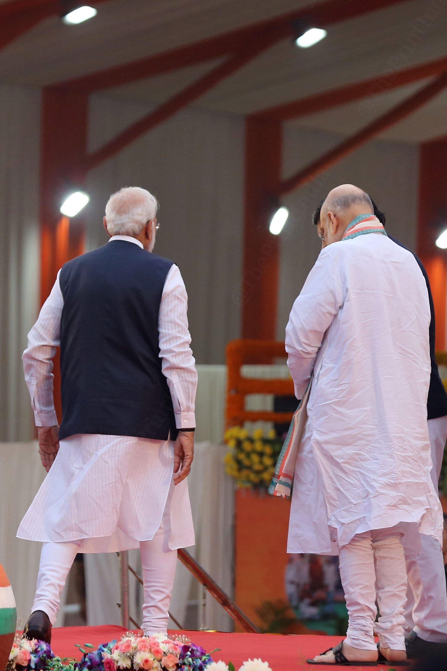 Prime Minister Narendra Modi with Home Minister Amit Shah | Photo: Suraj Singh Bisht | ThePrint
