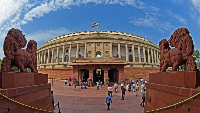 A view of the Parliament building in New Delhi | ANI file photo
