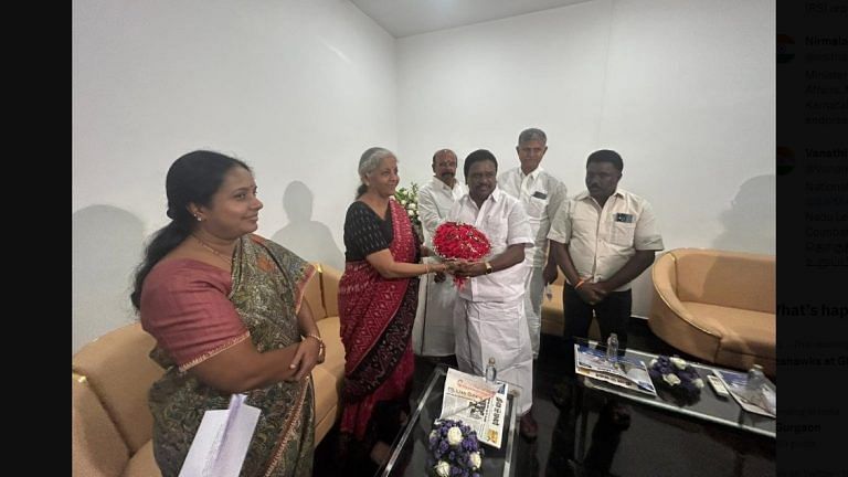 Nine days after split from BJP, three AIADMK MLAs meet Nirmala Sitharaman in Coimbatore