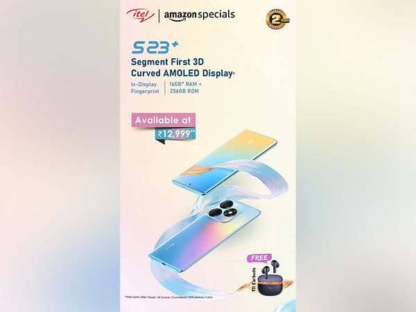 itel S23+, India's First Smartphone with 3D Curved AMOLED Display at Rs 12,999 Available Now Only on Amazon