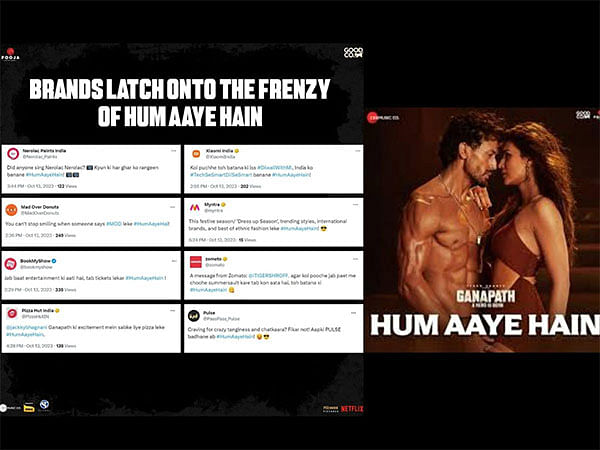 Ganapath Fever Gets the Brands Chattering as they engage in a battle of words to add spice to the 'Hum Aaye Hain' Sensation