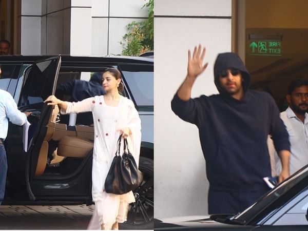 Alia Bhatt, Ranbir Kapoor spotted leaving Mumbai airport ahead of National Film Awards ceremony in Delhi 