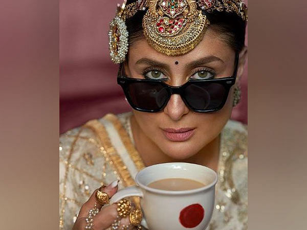 Kareena Kapoor turns into cool bride as she sips tea, sports sunglasses in ivory lehenga