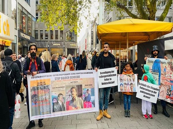 Baloch National Movement stages protest in Germany over human rights violations in Balochistan