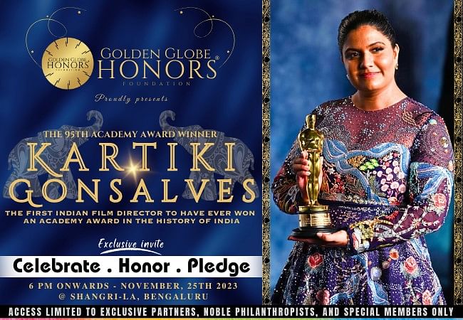 Oscar Brilliance Meets Golden Excellence, Kartiki Gonsalves to Grace GOLDEN GLOBE HONORS 2023