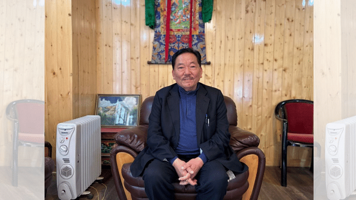 File photo of Pawan Kumar Chamling, former chief minister of Sikkim, in Gangtok | Urjita Bhardwaj | ThePrint