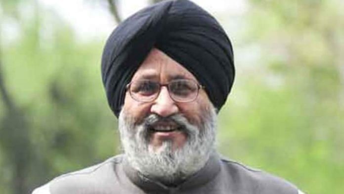 Shiromani Akali Dal leader Daljit Singh Cheema | Image via X:@Akali_Dal_