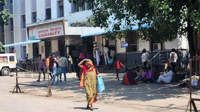 The Government Medical College and Hospital in Chhatrapati Sambhajinagar, popularly known as Ghati hospital, where 14 deaths were reported within a 24-hour period earlier this month | Purva Chitnis | ThePrint