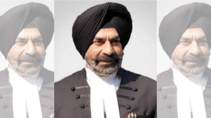 Punjab advocate general Gurminder Singh | By special arrangement