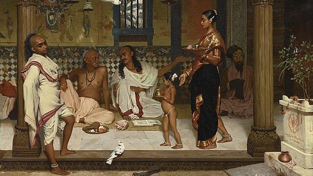 Horace van Ruith - A Brahmin Household | Wikimedia Commons