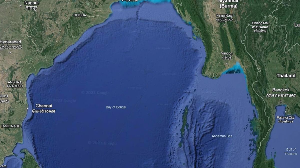 India's eastern seaboard & Andaman Sea | GoogleEarth