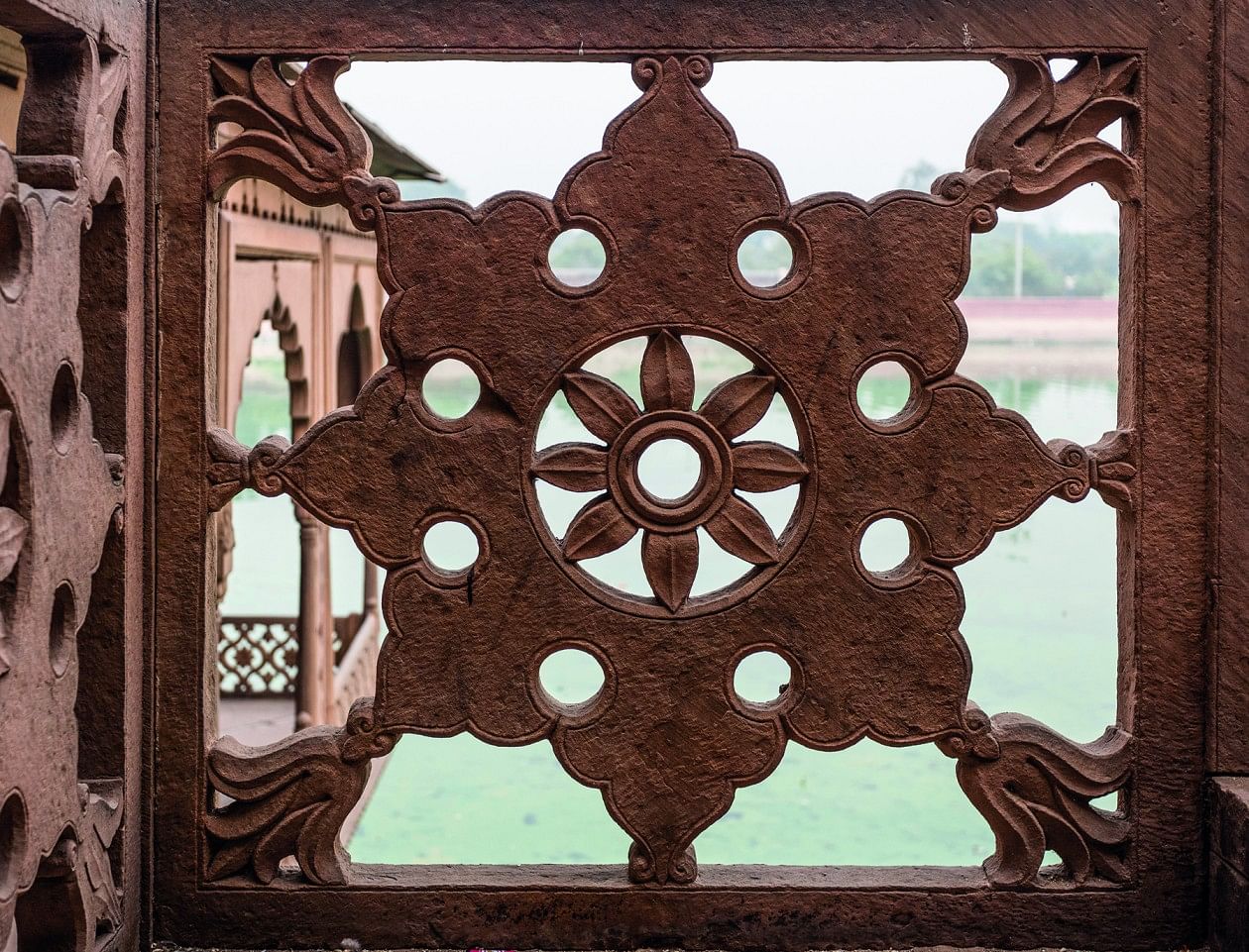 FIG 11 Railing detail, Summer Palace, Deeg | Image credit: Abhinav Goswami 