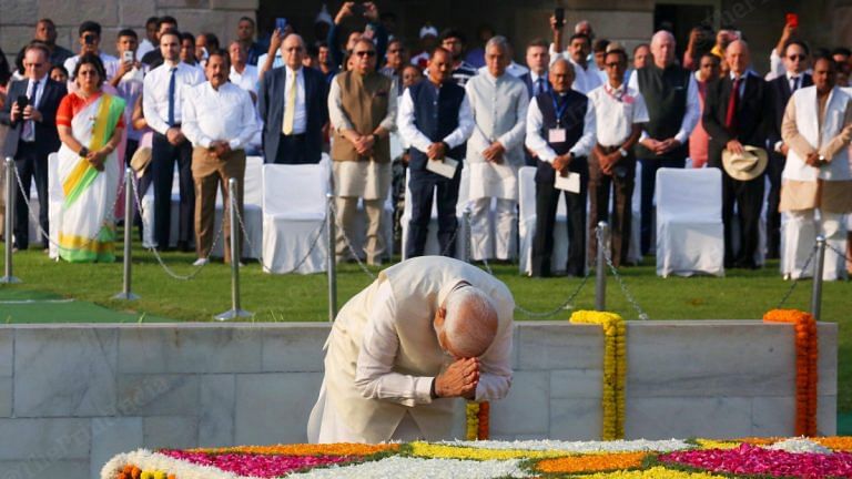 ‘Continues to illuminate our path’ — PM Modi pays tribute to Mahatma Gandhi at Rajghat