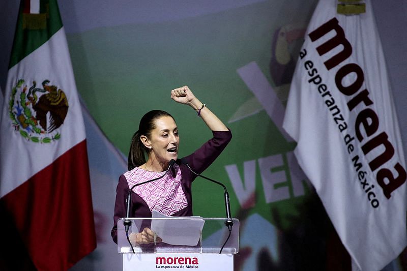 Mexico's Sheinbaum holds commanding lead in presidency race - polls ...