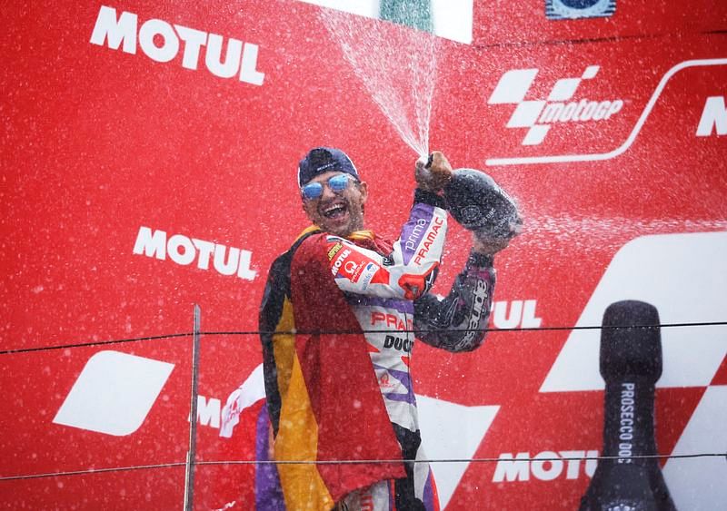 SEPEDA MOTOR—Martin memenangkan sprint keempat berturut-turut di GP Indonesia untuk memimpin kejuaraan