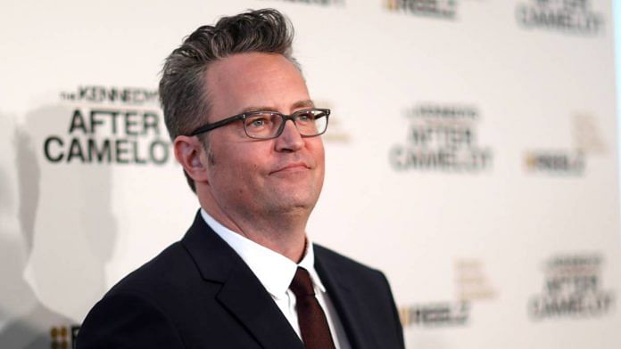 Matthew Perry poses at the premiere of the television series ‘The Kennedys After Camelot’ in Beverly Hills, California, in March 2017 | Photo: Reuters