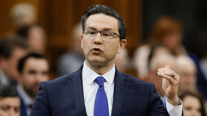 Pierre Poilievre, the leader of the opposition in Canada | Reuters file