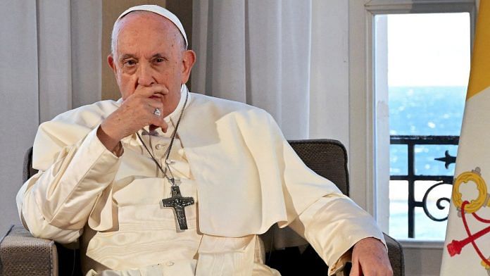 File photo of Pope Francis | Andreas Solaro/Pool via Reuters