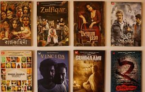 Posters of Srijit Mukherji's films | Photo: Deep Halder | ThePrint